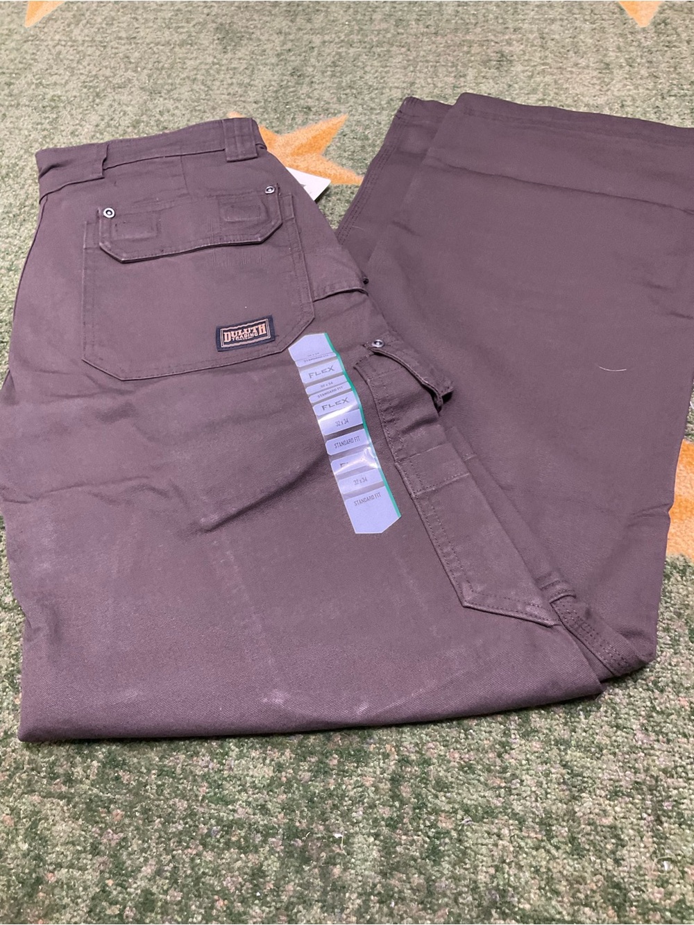 Men’s DuluthFlex Fire Hose Standard Fit Cargo Pants - Brown